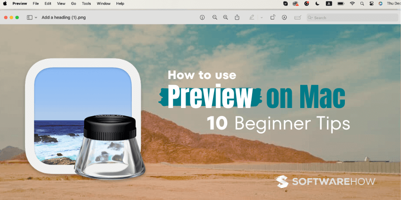 preview mac tutorials by SoftwareHow