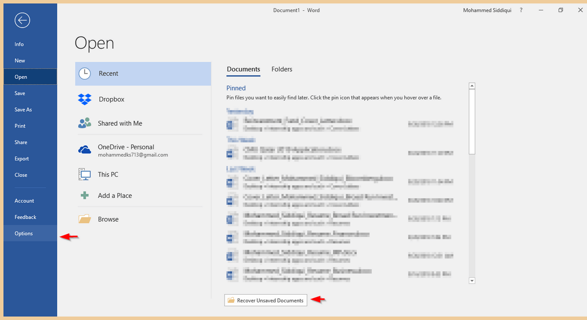3 Ways To Recover An Unsaved Word Document On Windows 10