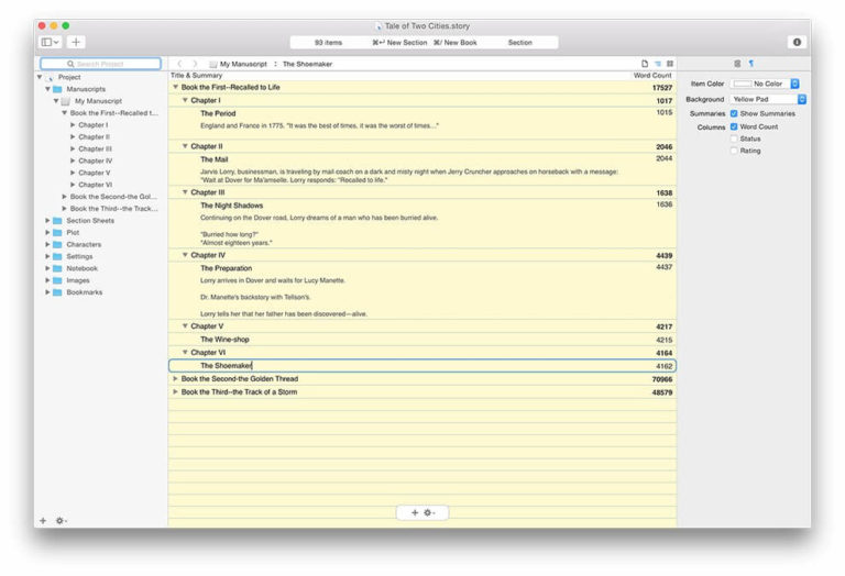 scrivener vs storymill