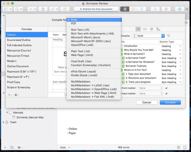 scrivener vs storyist