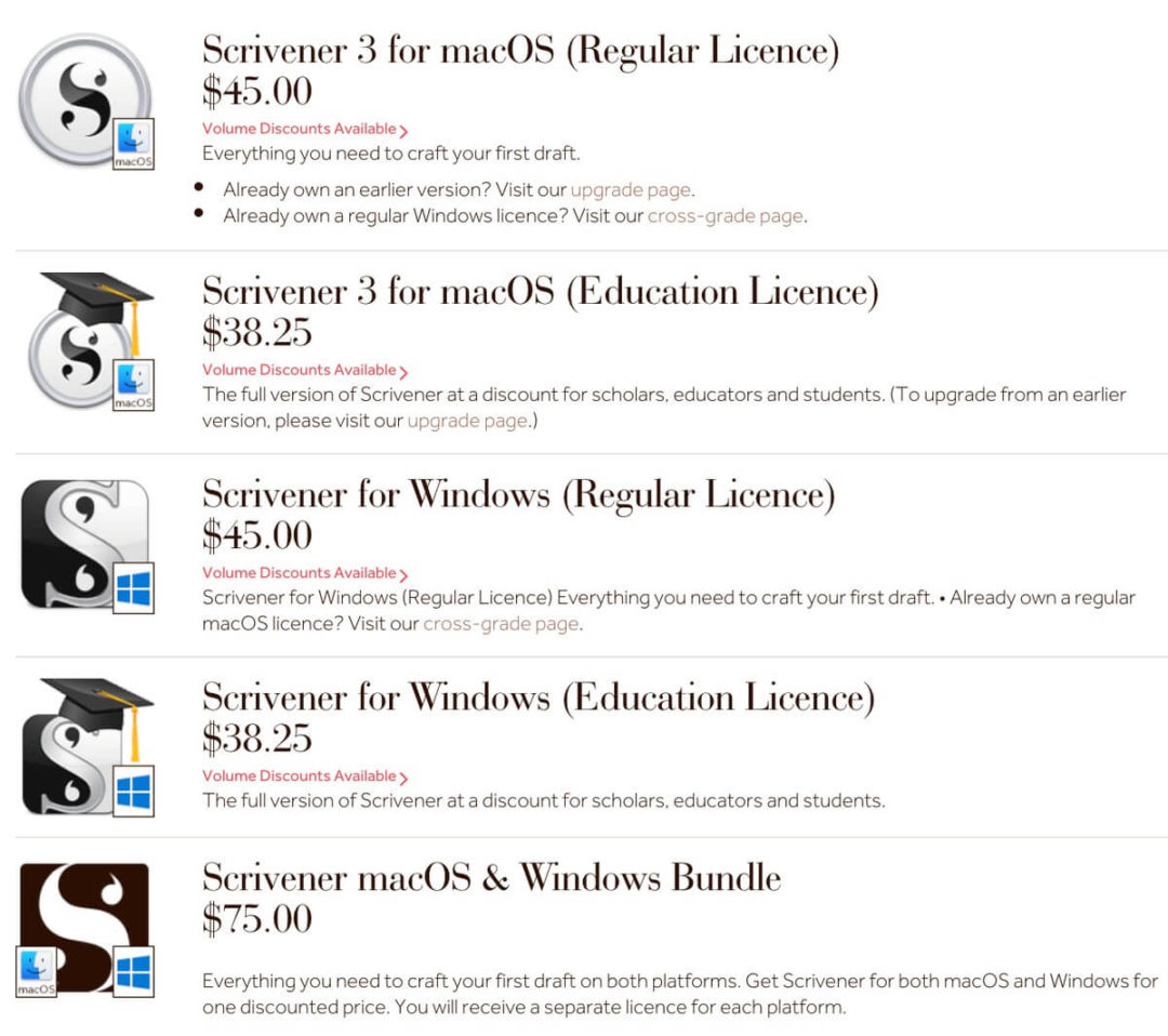 comparison of the scrivener for windows and mac comparison of the scrivener for windows and mac