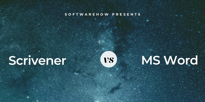 scrivener vs word
