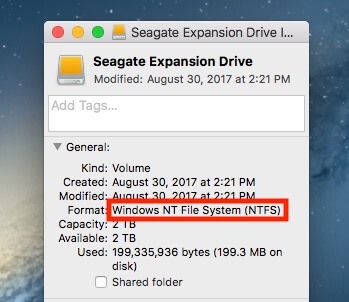 seagate external hard drive format for mac and pc on mc