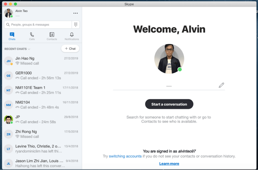 how to screen share on skype mac