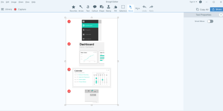 snagit video capture features