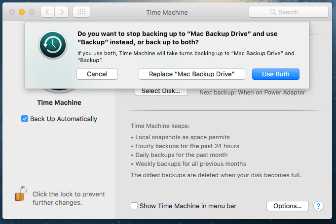 can time machine backup external drives