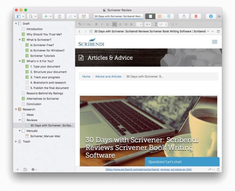Ulysses vs. Scrivener Which One Should You Use in 2024?