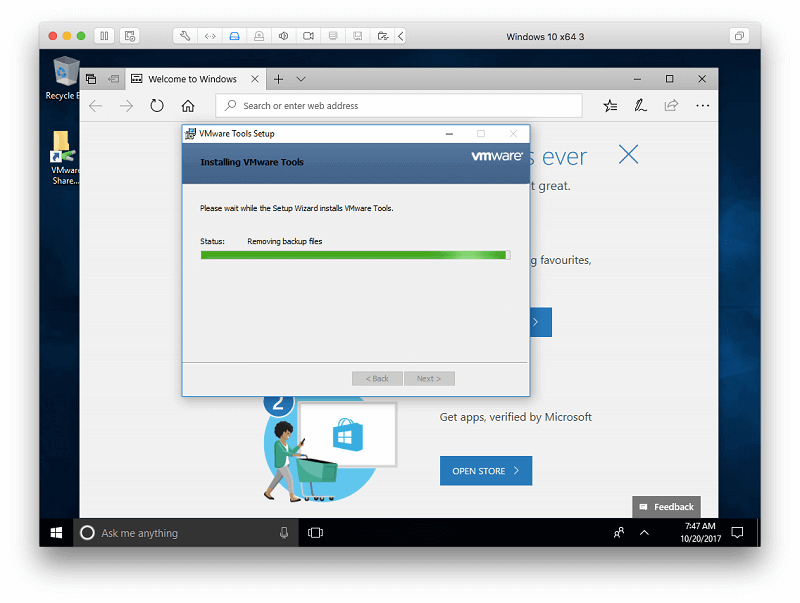 hard drive between mac and pc using virtualmachine